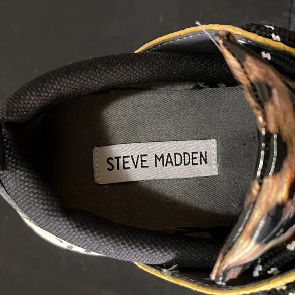 Steve Madden | Leopard Print Sneakers | Size 8 - Picture 3 of 3